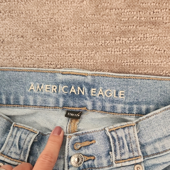 American Eagle Outfitters Light Blue Boot Cut Jeans - Picture 2 of 5